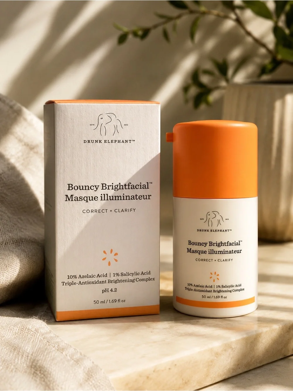 Drunk Elephant Bouncy Brightfacial Masque